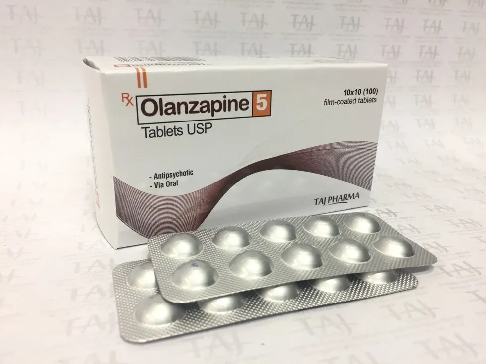 Olanzapine Tablets 5mg Taj Pharma Olanzapine Tablets USP 5mg Taj Pharma Taj Pharmaceuticals manufactures a wide range of pharmaceuticals formulation involving Tablets / Capsules / Injections and Orals. Taj Pharma India teamhas an excellent expertise in manufacturing and export of Olanzapine Tablets. Taj Pharmaceuticals has performed these business activities related to exports of Olanzapine Tablets for major foreign-affiliated pharmaceutical import companies, ministry of health, tenders etc. and have enjoyed the full confidence of these companies, instructions and governments.