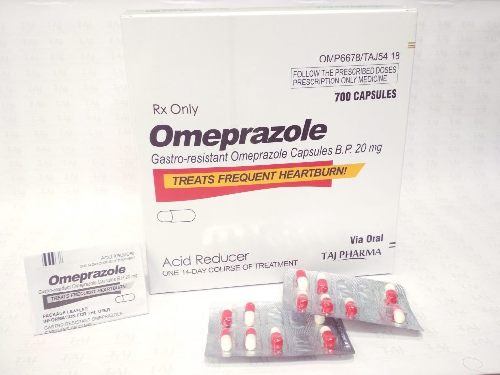 Omeprazole Capsules 20 mg B.P. Taj Pharma