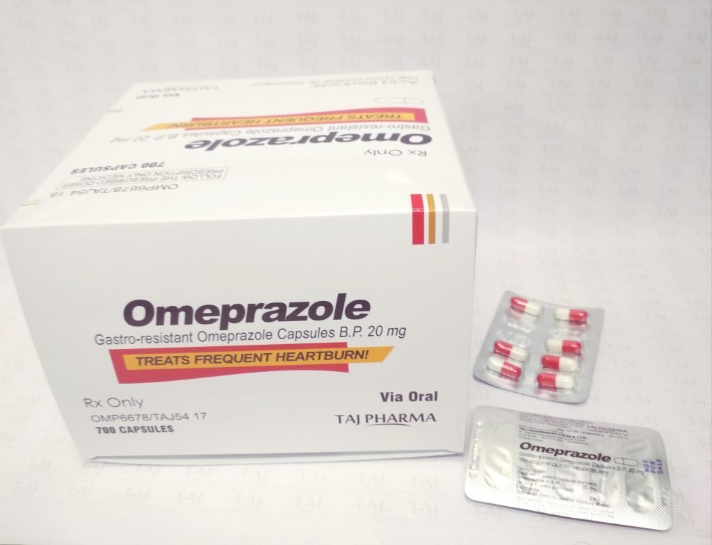 Omeprazole Capsules 20 mg B.P. Taj Pharma