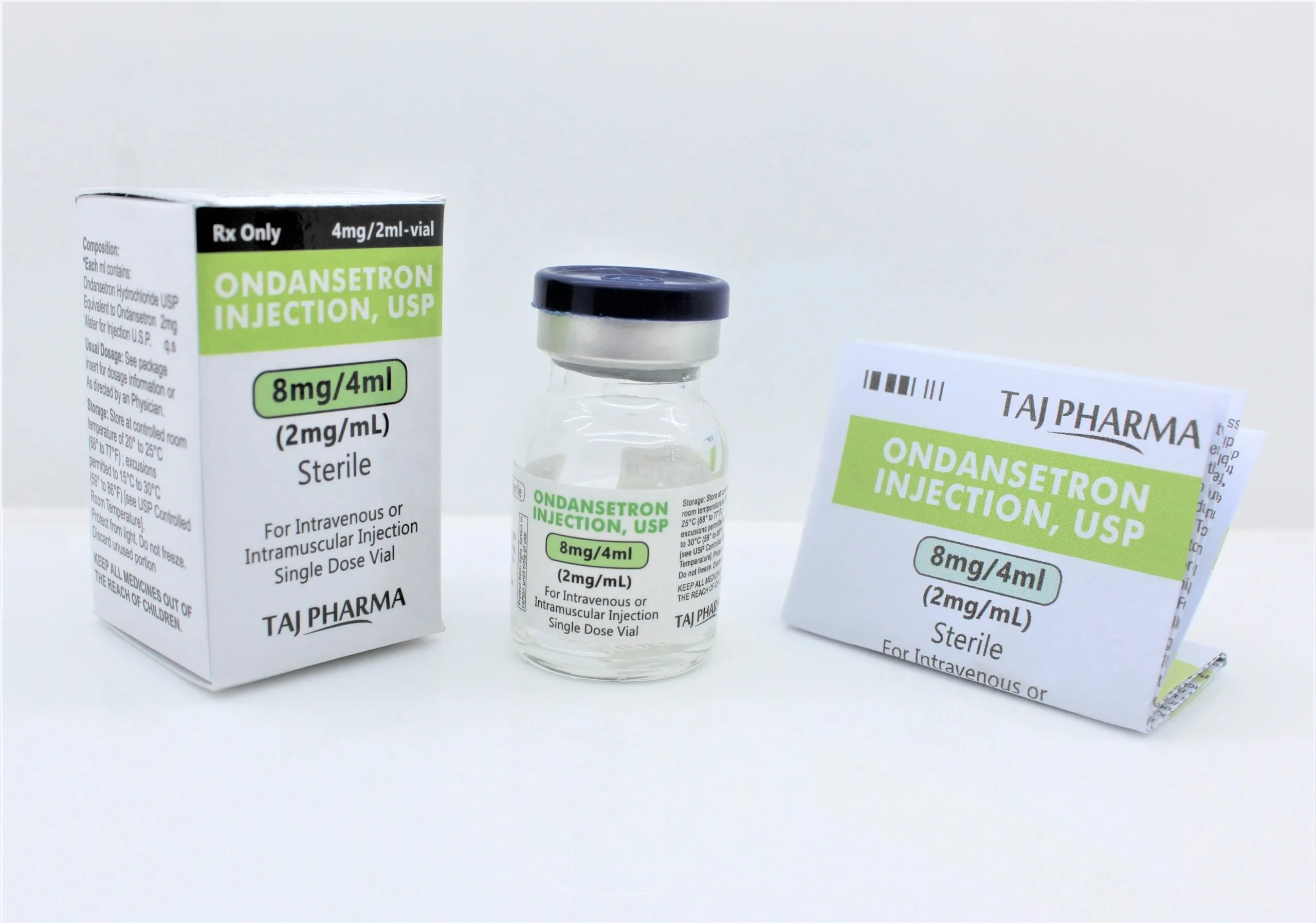 Taj Pharma is well known Ondansetron Injections USP Supplier & Manufacturer in PAN India. FDA & GMP Approved Contract Manufacturers, Exporter.