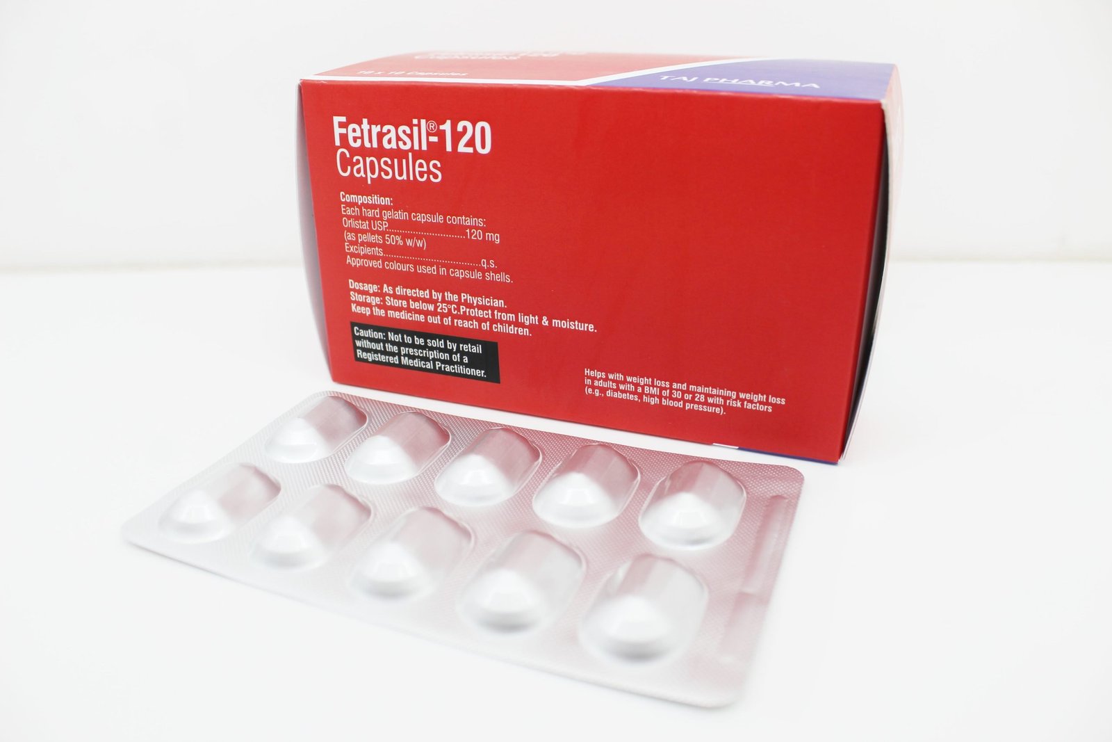 Orlistat Capsules 120mg Manufacturer & Supplier