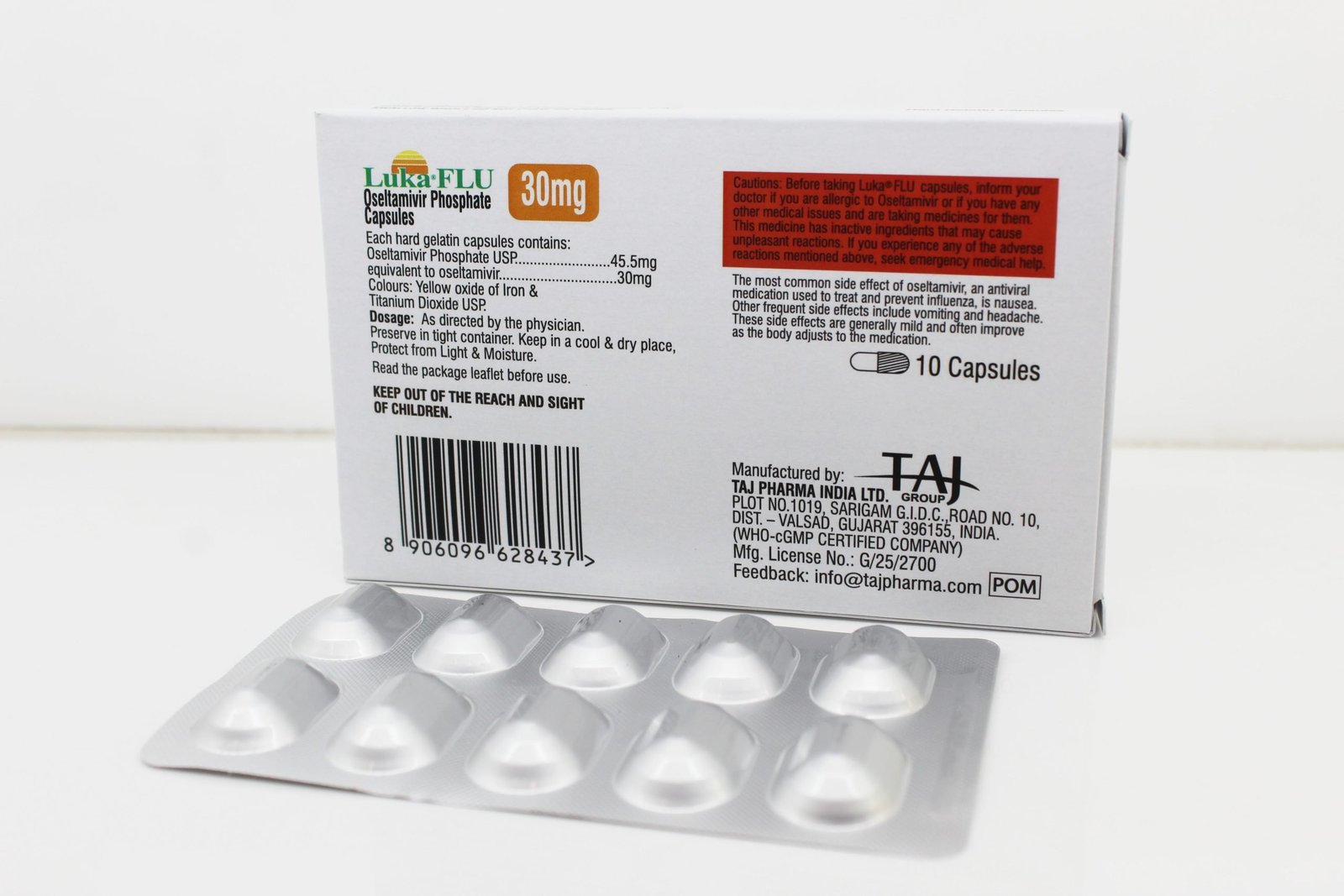 Oseltamivir Phosphate Capsules 30mg Manufacturer Suppliers in India