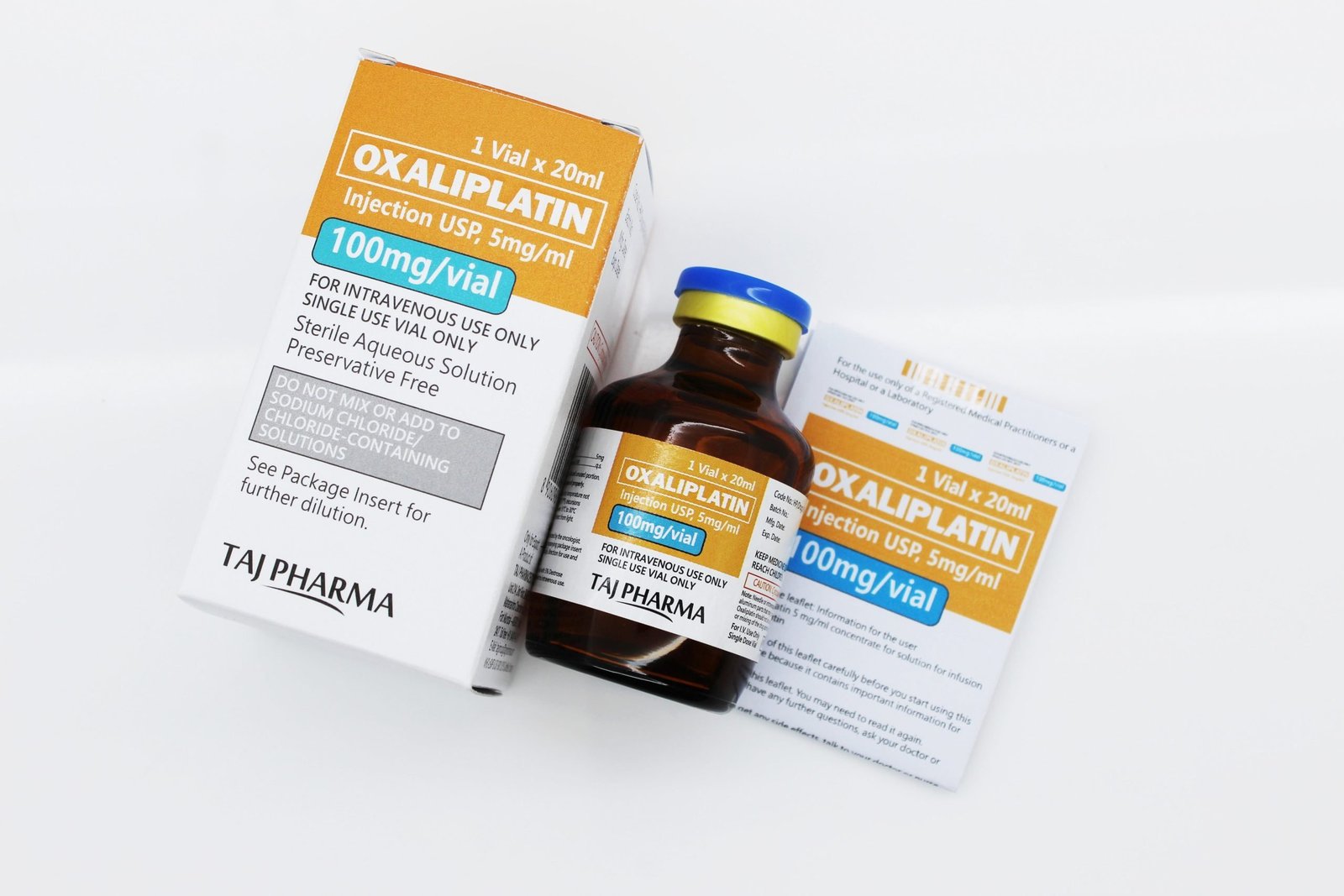 Oxaliplatin Injection USP 100mg/Vial Manufacturers Suppliers Exporters in India