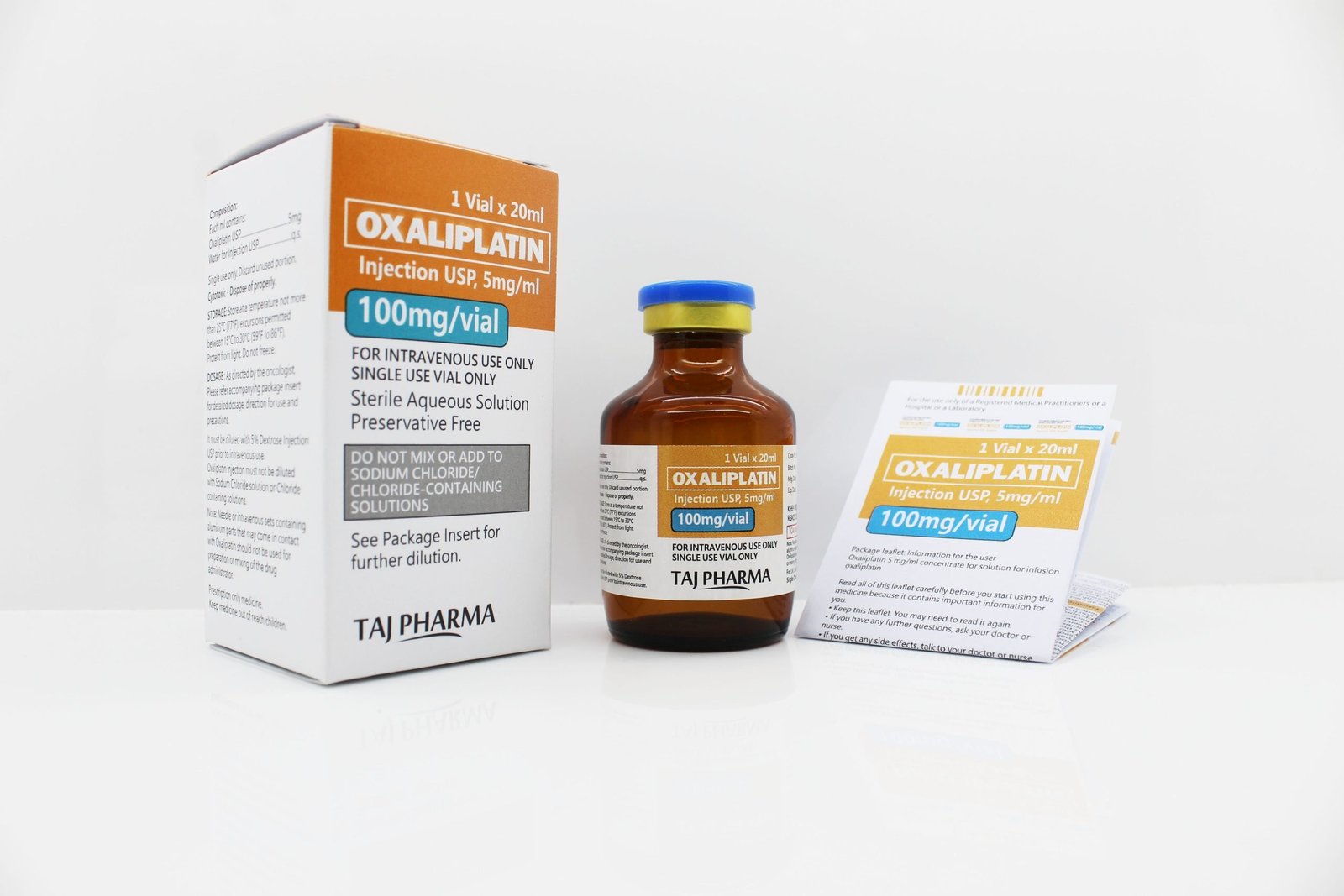 Oxaliplatin Injection USP 100mg/Vial Manufacturer Supplier PCD Pharma Franchise