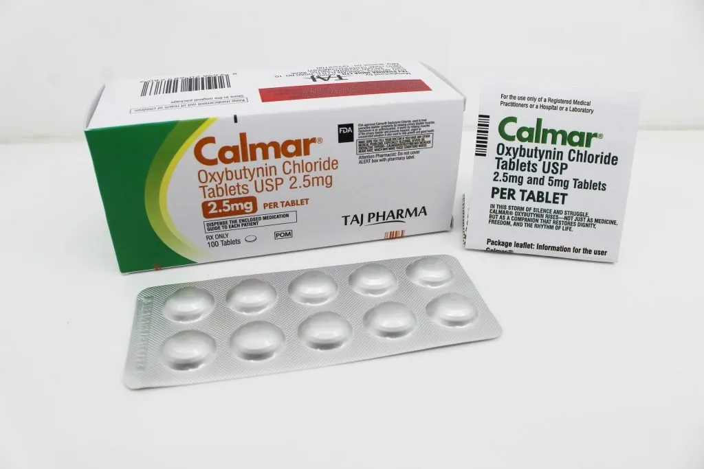 Oxybutynin 2.5mg Tablets (Calmar) Manufacturer & Supplier