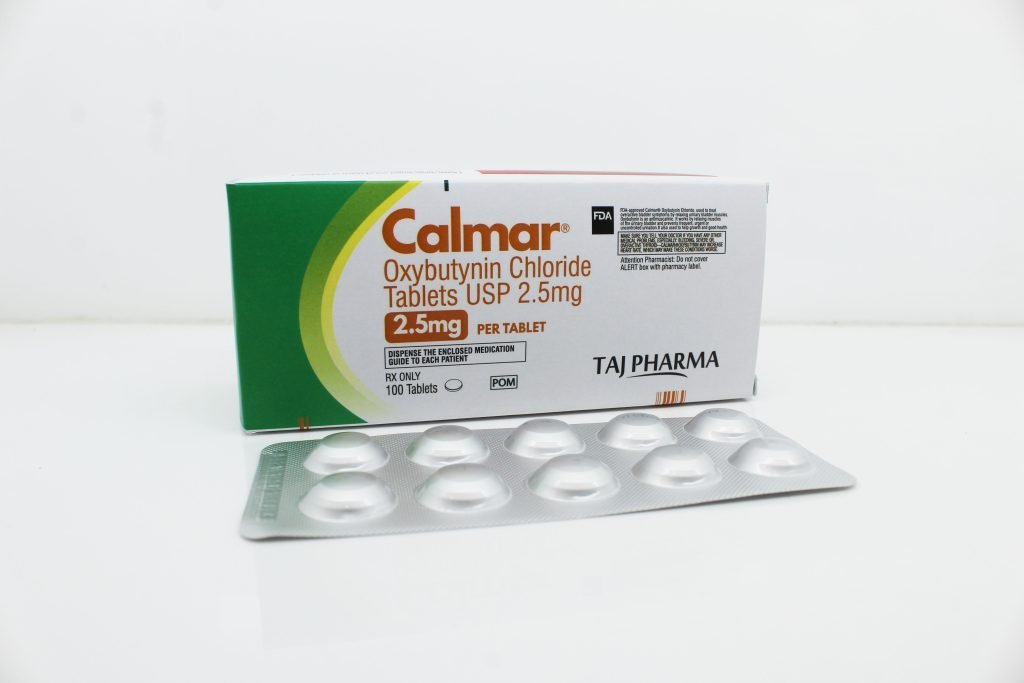 Oxybutynin 2.5mg Tablets (Calmar) PAN India Manufacturer