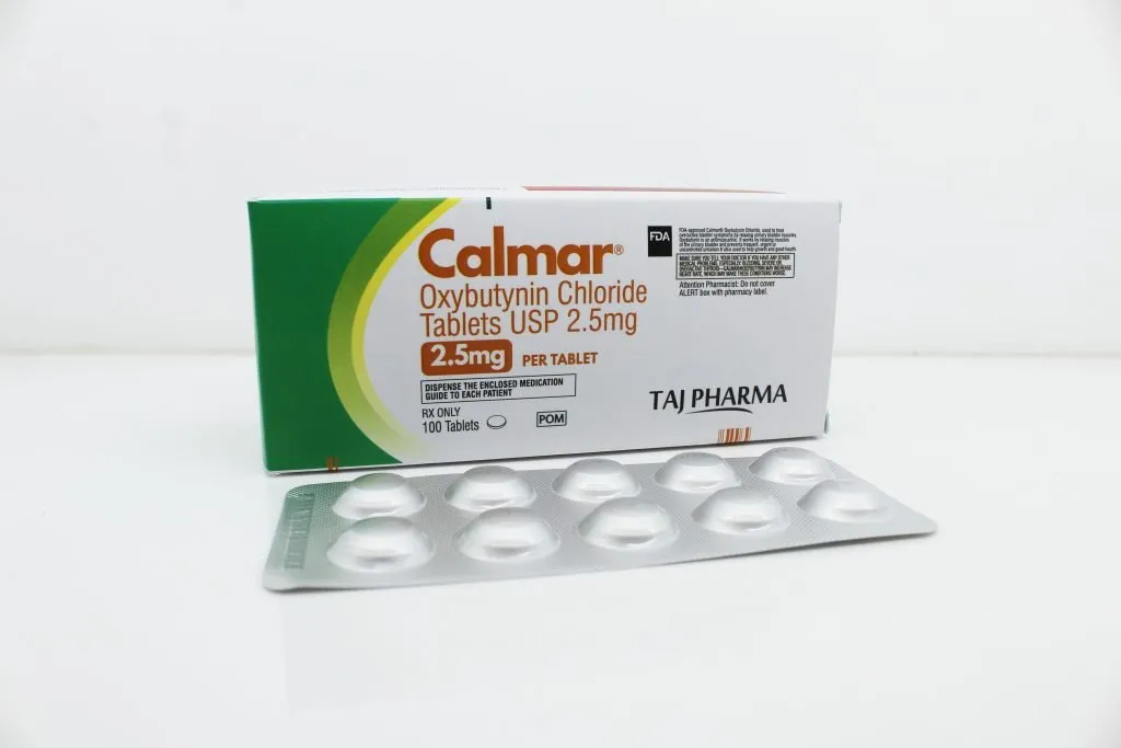 Oxybutynin 2.5mg Tablets (Calmar) PAN India Manufacturer