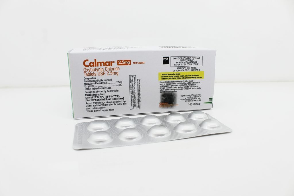 Oxybutynin 2.5mg Tablets Suppliers in India