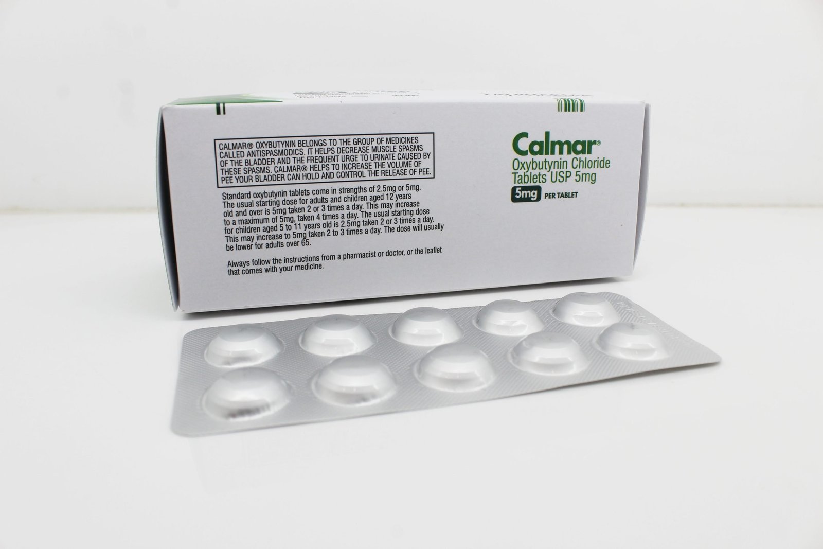 Oxybutynin 5mg chloride Tablets Manufacturers PAN India & Exporters