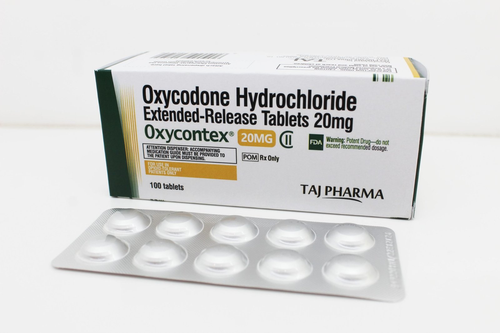 Oxycodone Hydrochloride 20mg Tablets PAN India Manufacturer