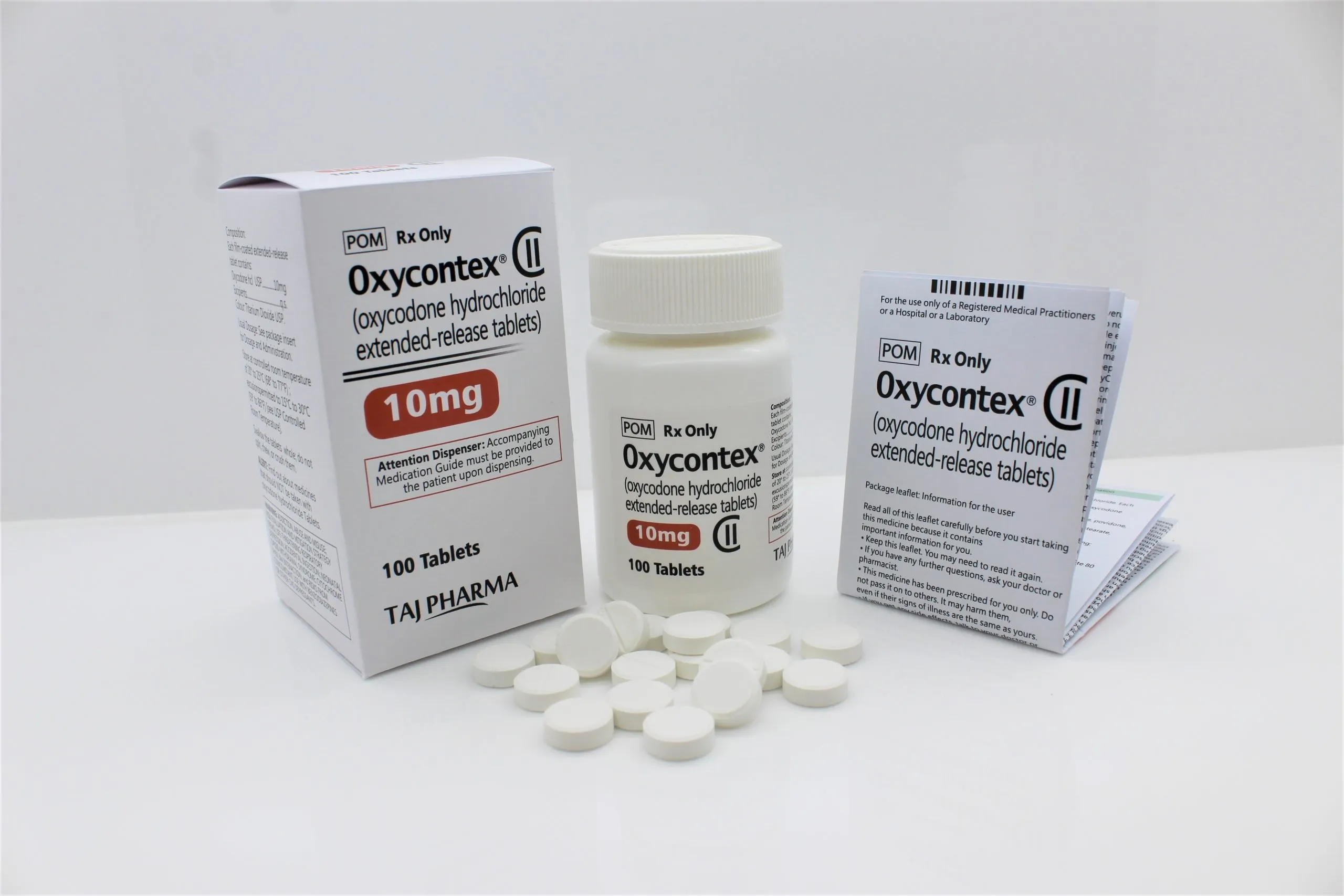 Oxycodone Hydrochloride ER Tablets 10mg Distributors India