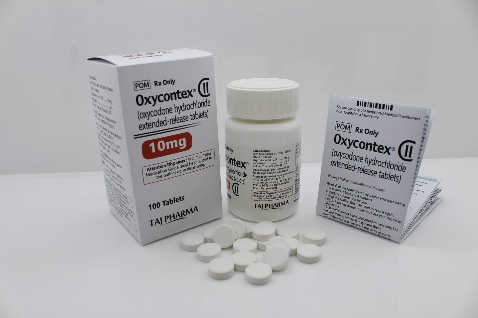 Oxycodone Hydrochloride ER Tablets 10mg Wholesalers India