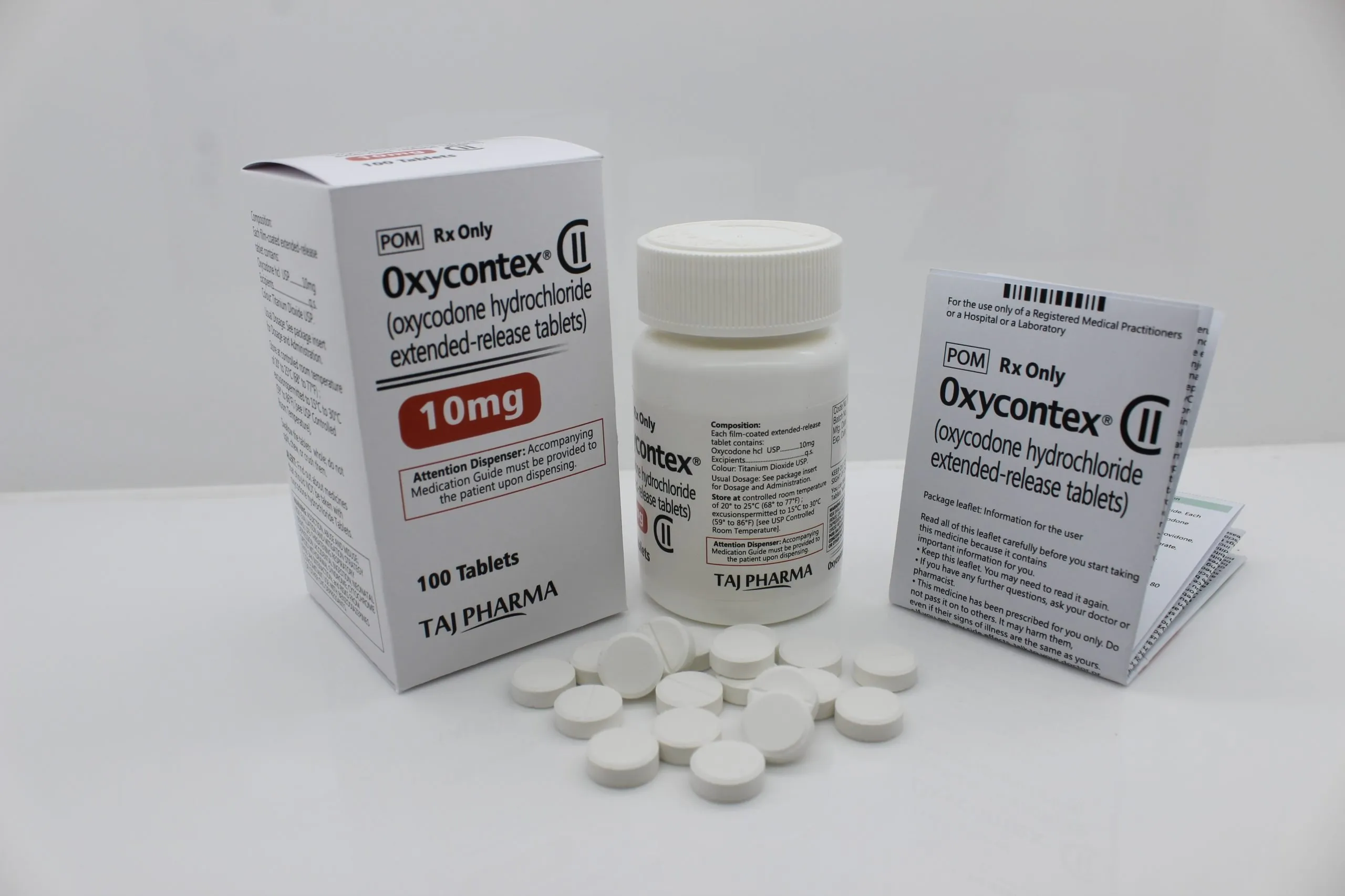 Oxycodone Hydrochloride ER Tablets 10mg Wholesalers India