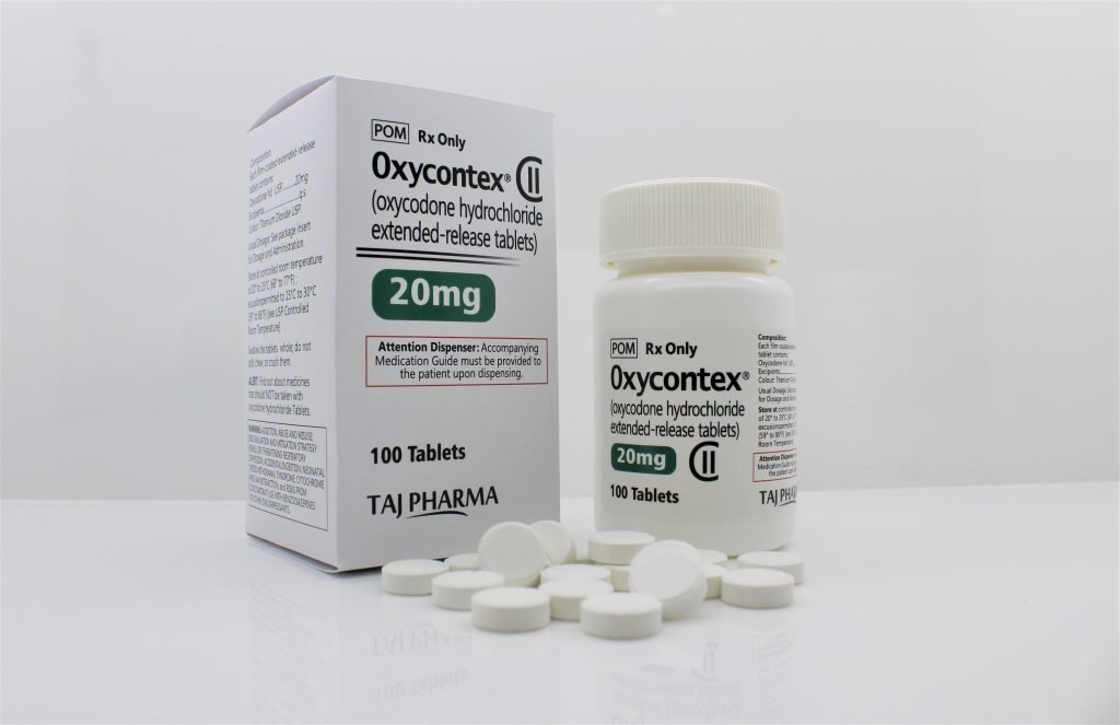 Oxycodone Hydrochloride ER Tablets 20mg manufacturer from India