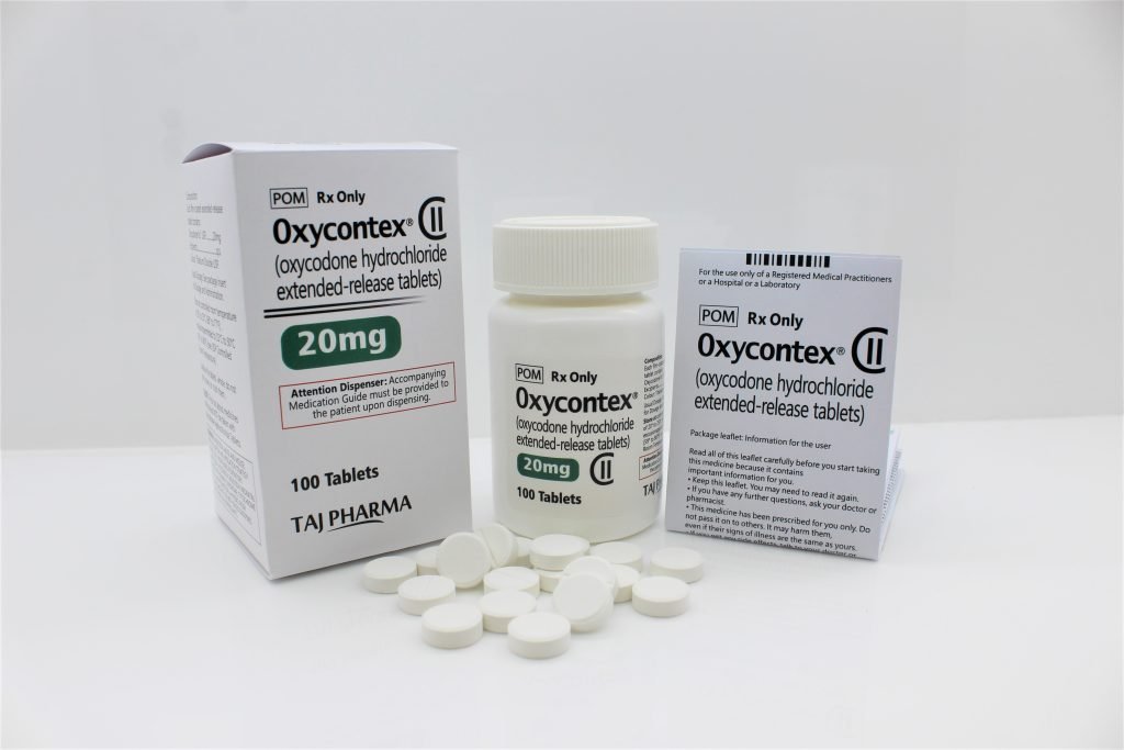 Oxycodone Hydrochloride ER Tablets 20mg manufacturer in Mumbai