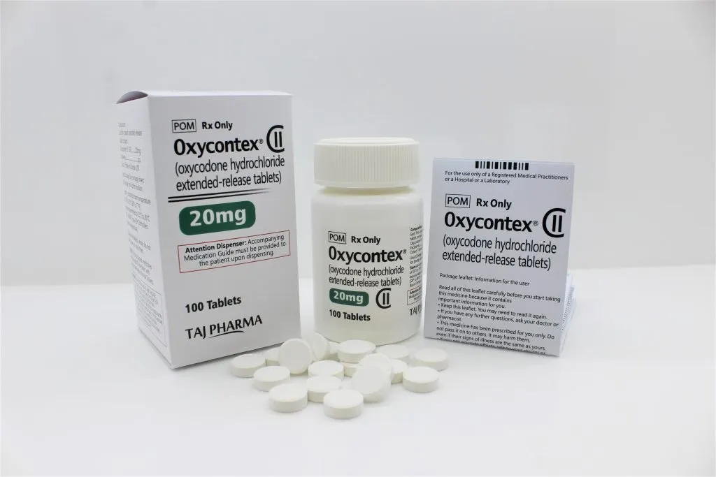 Oxycodone Hydrochloride ER Tablets 20mg manufacturer in Mumbai