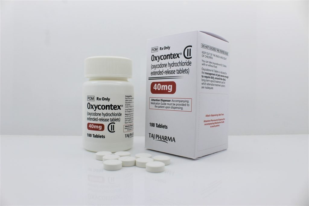 Oxycodone Hydrochloride ER Tablets 40mg Generic Manufacturers exporters India