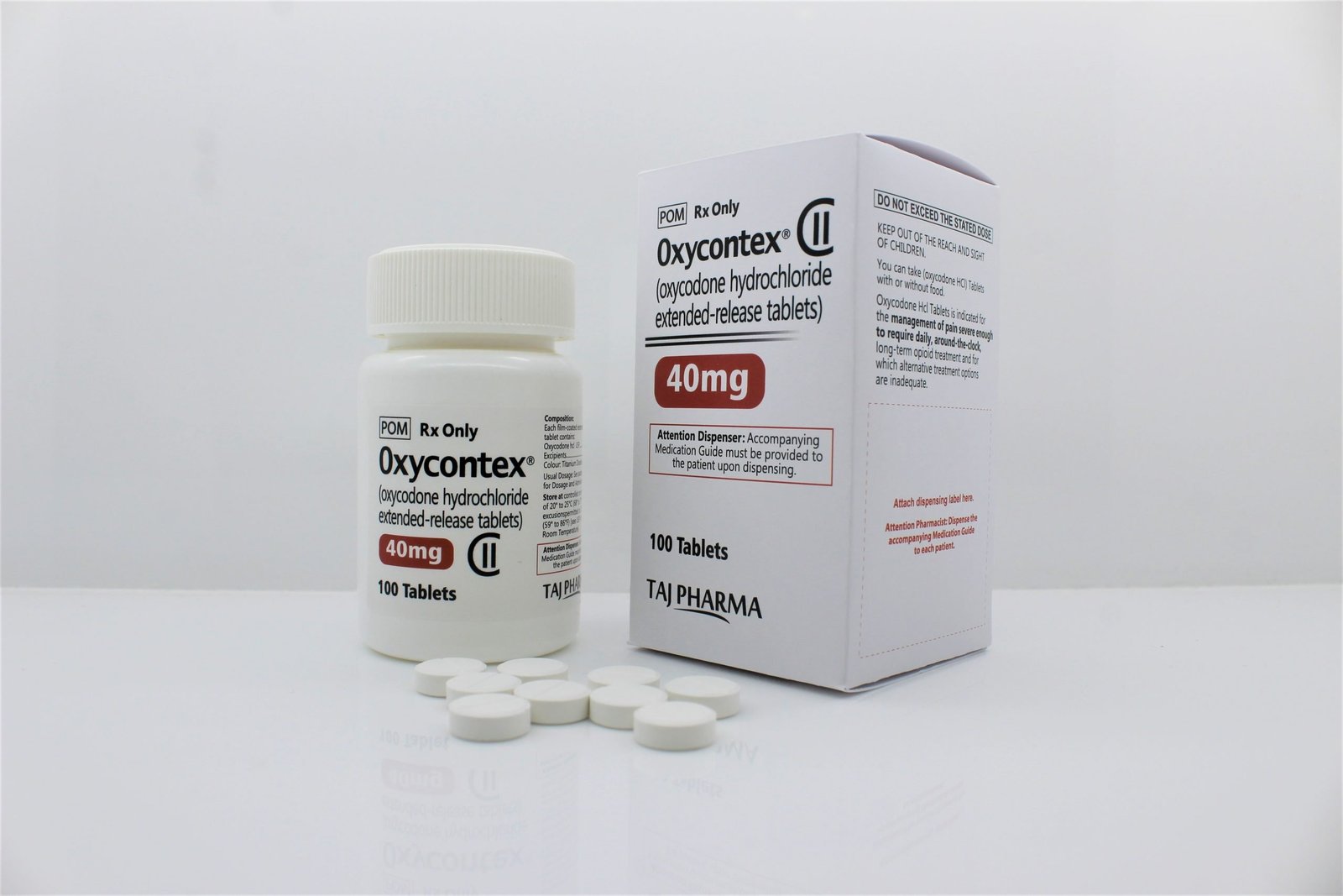 Oxycodone Hydrochloride ER Tablets 40mg Generic Manufacturers exporters India
