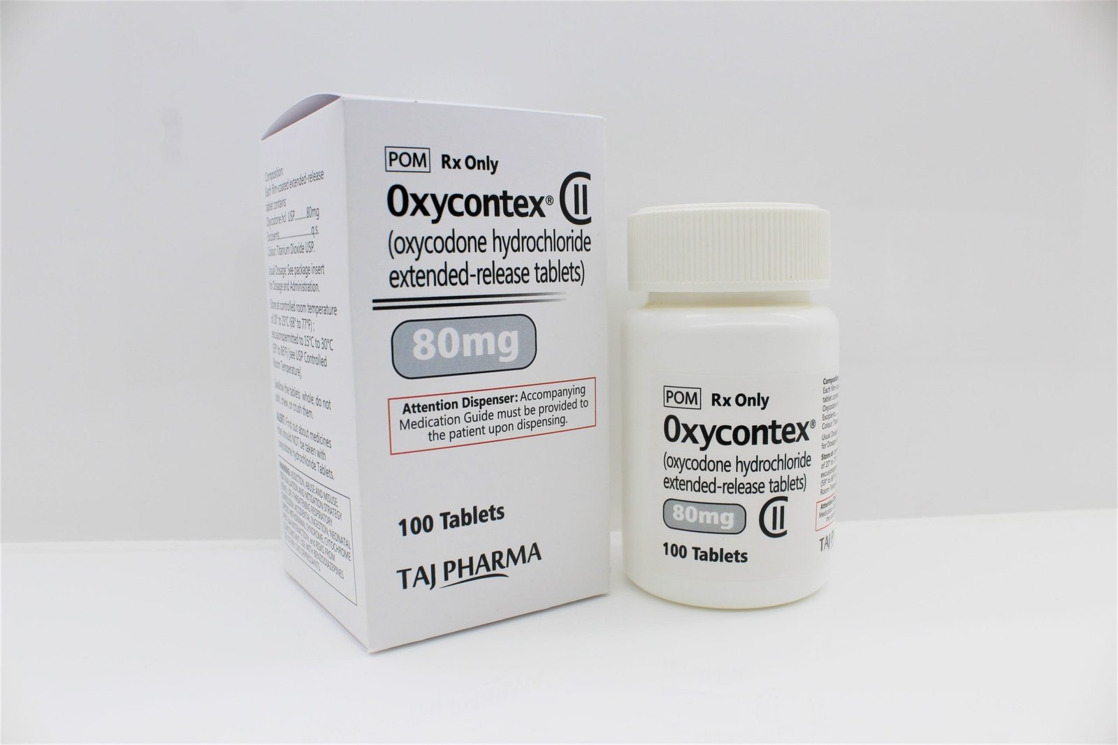Oxycodone Hydrochloride ER Tablets 80mg manufacturer in India
