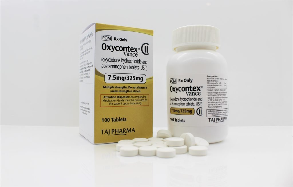 Oxycodone hydrochloride and Acetaminophen Tablet best Manufacturer Exporter and Supplier