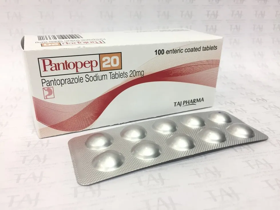 Taj Pharmaceuticals is reputed manufacturer and Pantoprazole Sodium Tablets 20mg (Pantopep) suppliers in India prefer Taj Pharmaceuticals due to the reliability and purity of products. Taj Pharmaceuticals, the well-known Pantopep API manufacturer in India gives the assurance of high-quality and purity. The stringent quality-control ensures that every batch of the drug brings a consistent standard. Pantoprazole Gastro-resistant Tablets 20mg, Pantoprazole Gastro-resistant Tablets 20mg product of India, Pantoprazole taj drug product, Pantoprazole Drug Information