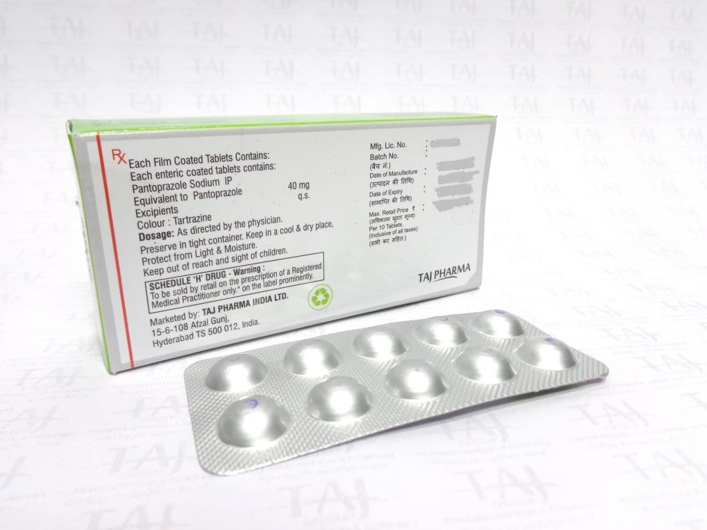 PANTOPRAZOLE TABLETS IP 40 MG PANTOTAJ