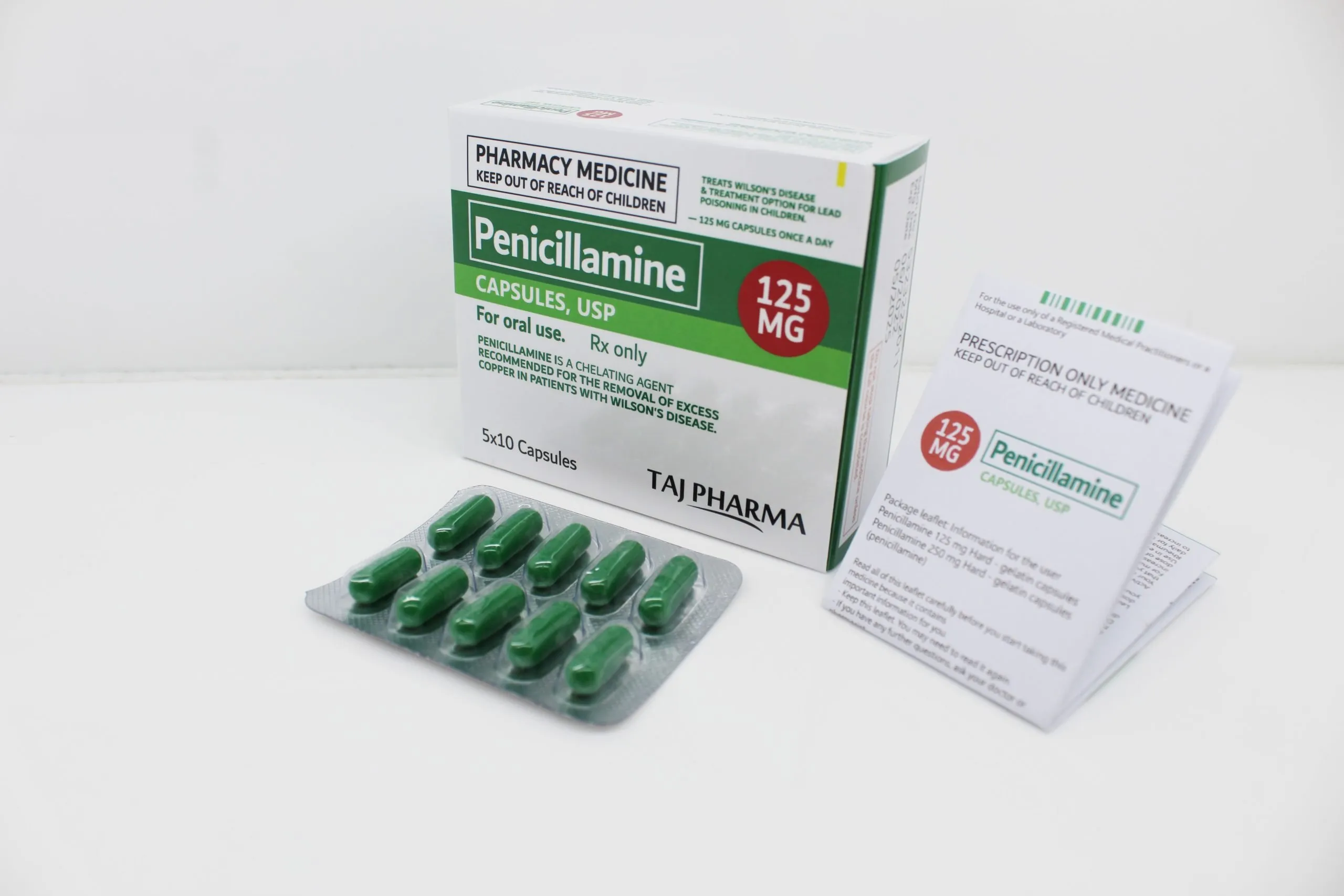 Penicillamine Capsules USP Supplier PAN India