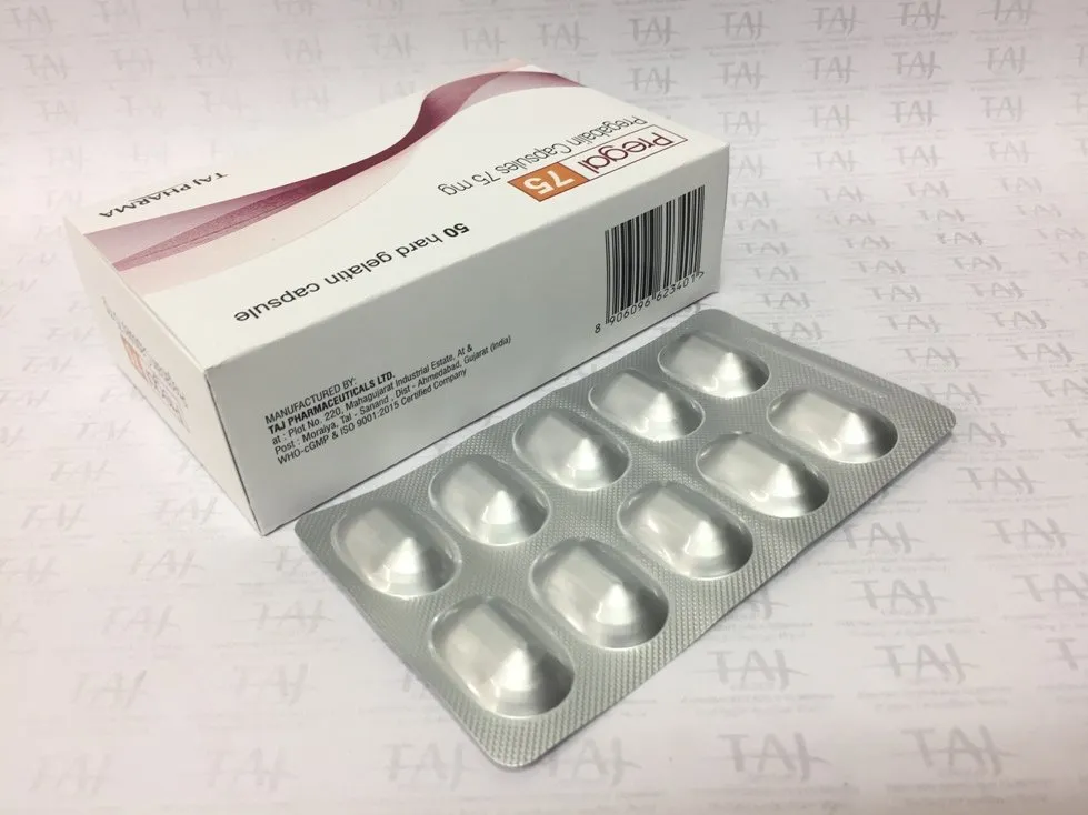 Taj Pharmaceuticals as Manufacturer of Pregabalin Capsules 75mg Taj Pharmaceuticals manufactures a wide range of pharmaceuticals formulation involving Tablets / Capsules / Injections and Orals. Taj Pharma India teamhas an excellent expertise in manufacturing and export of Pregabalin Capsules. Taj Pharmaceuticals has performed these business activities related to exports of Pregabalin Capsules for major foreign-affiliated pharmaceutical import companies, ministry of health, tenders etc. and have enjoyed the full confidence of these companies, instructions and governments.