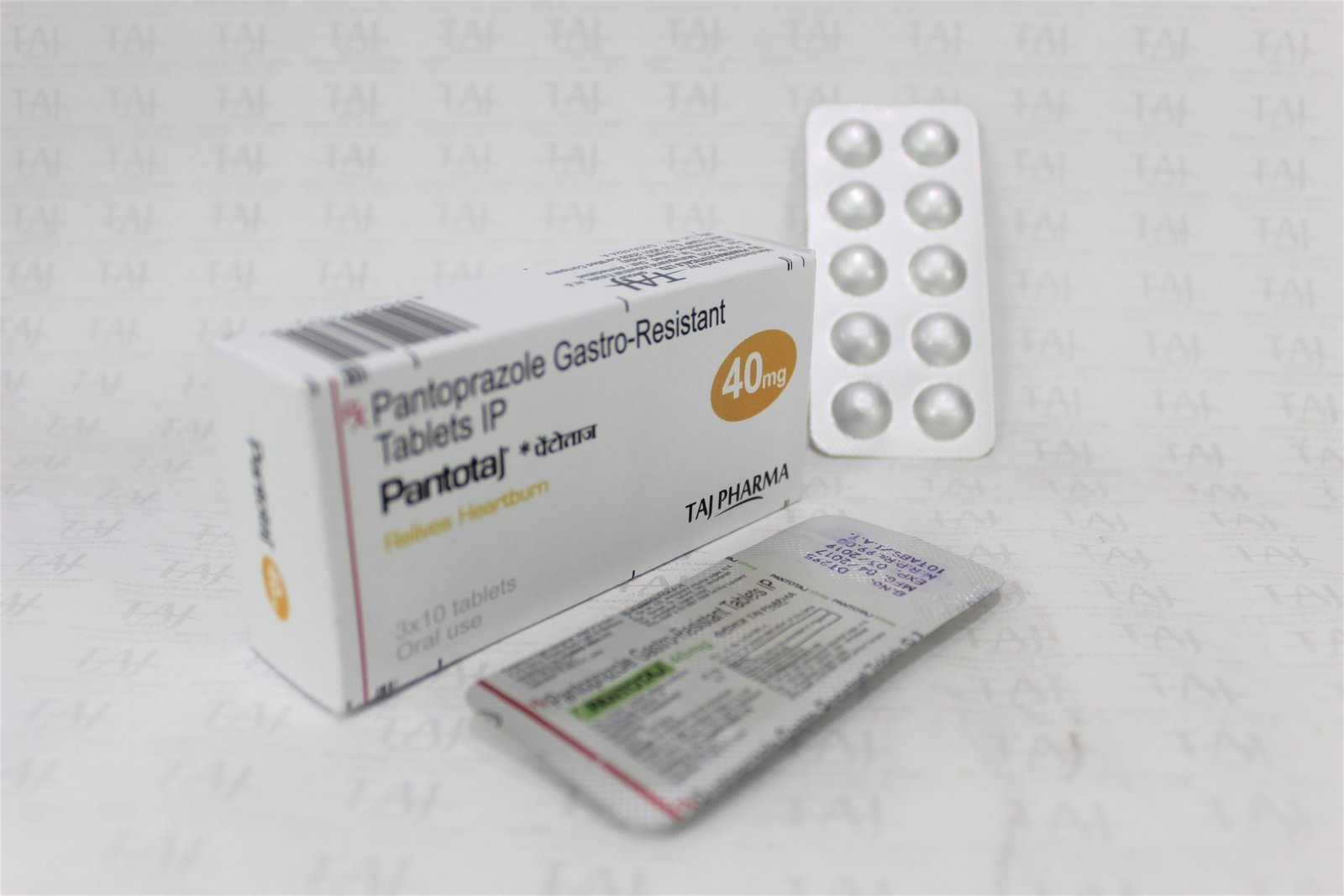 Pantoprazole Gastro-resistant Tablets 40mg – Manufacturers – Taj Pharma, Suppliers Pantoprazole Gastro-resistant Tablets 40mg & Pantoprazole Gastro-resistant Tablets 40mg Exporters in India Find here information of Pantoprazole Gastro-resistant Tablets 40mg selling companies Taj Pharmaceuticals for your buy requirements. Verified Pantoprazole Gastro-resistant Tablets 40mg Manufacturer in India, Pantoprazole Gastro-resistant Tablets 40mg suppliers, Pantoprazole Gastro-resistant Tablets 40mg exporters wholesalers, producers, Pantoprazole Tablets 40mgretailers and traders in India, Pantoprazole Gastro-resistant Tablets 40mg manufacturers, Pantoprazole Gastro-resistant Tablets 40mg suppliers, Pantoprazole Gastro-resistant Tablets 40mg exporters