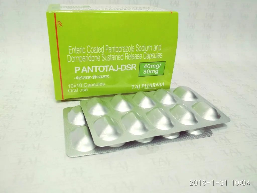 Pantoprazole Sodium & Domperidone SR Capsules-Pantotaj-dsr