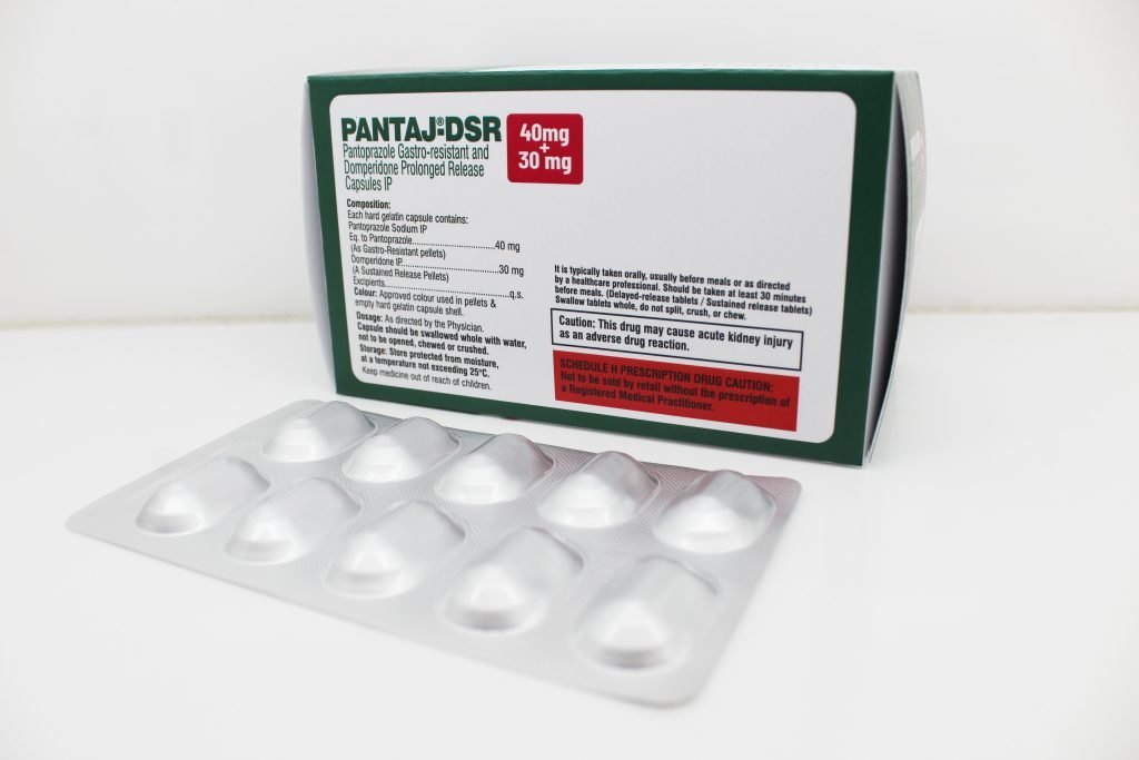 Pantoprazole Sodium GR 40mg and Domperidone PR 30mg capsules Best Price in Mumbai