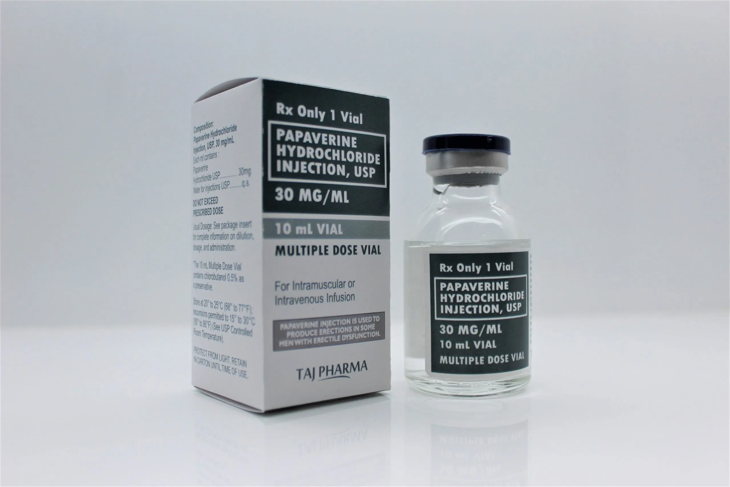Papaverine HCI Injection Exporters and manufacturing companies from India
