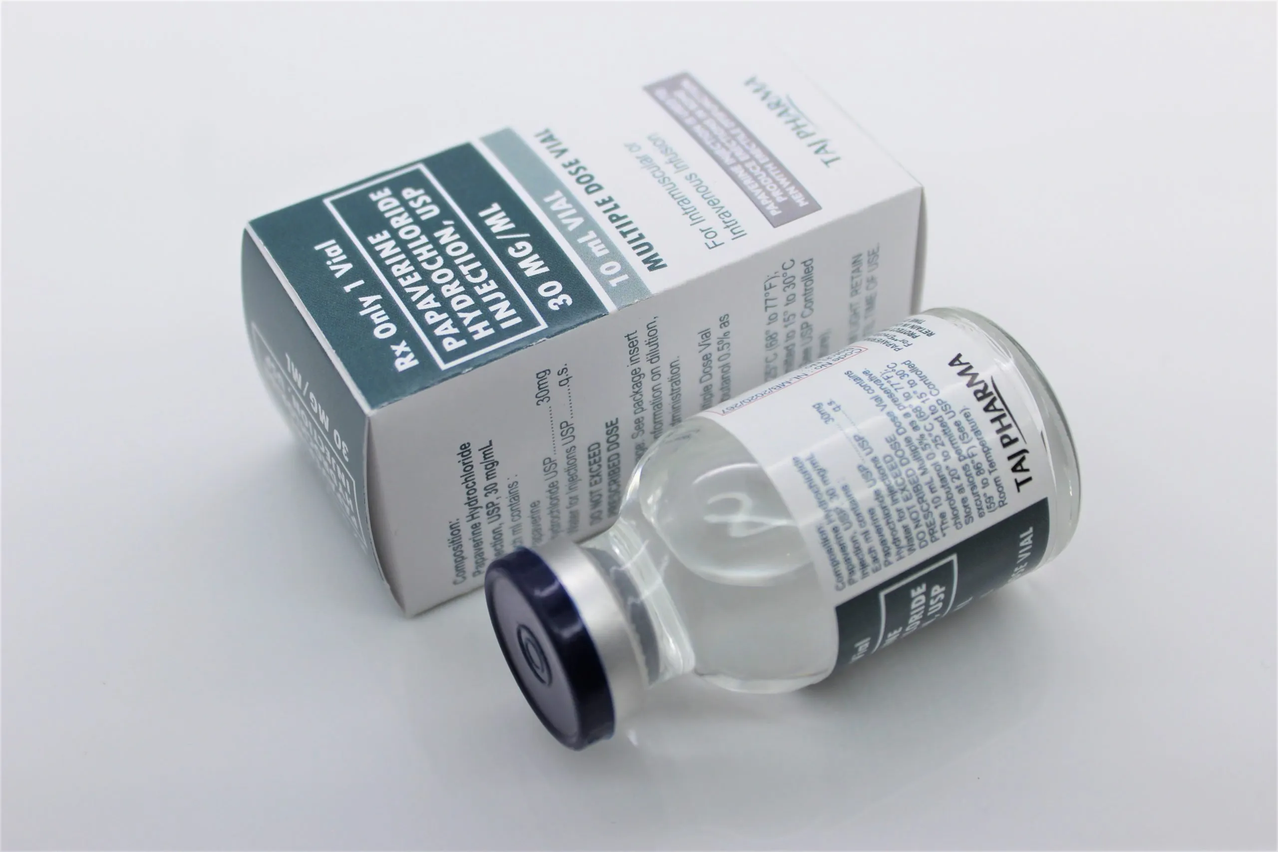 Taj Pharmaceuticals, one of the leading Papaverine Hydrochloride Injection USP 30mg Manufacturers India brings the best-quality products. The company carries the rich experience in the niche. Taj Pharmaceuticals is reputed manufacturer and Papaverine Hydrochloride Injection USP 30mg suppliers in India prefer Taj Pharmaceuticals due to the reliability and purity of products.