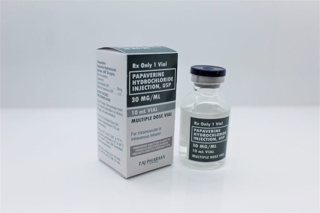 Papaverine HCI Injection 30mg manufacturing Company in India