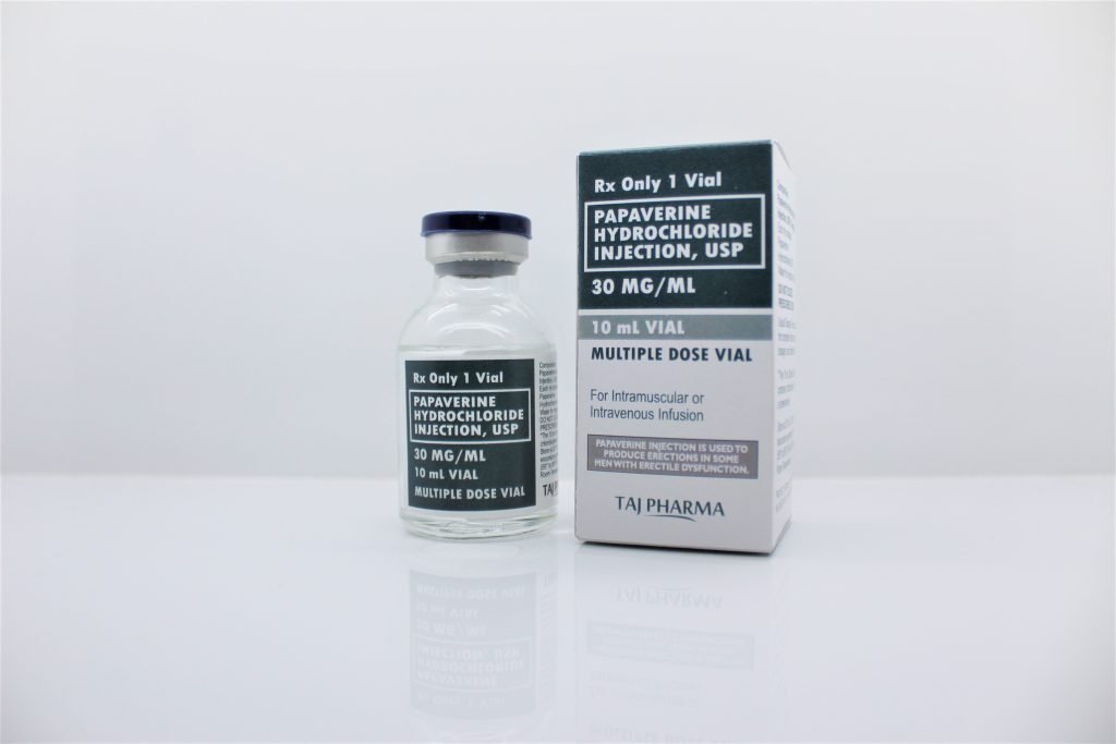 Papaverine HCI Injection 30mg per ml Manufacturers