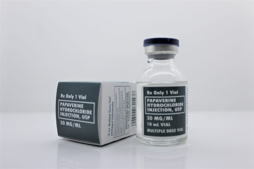 Papaverine Hydrochloride Injection 30mg per ml Online suppliers