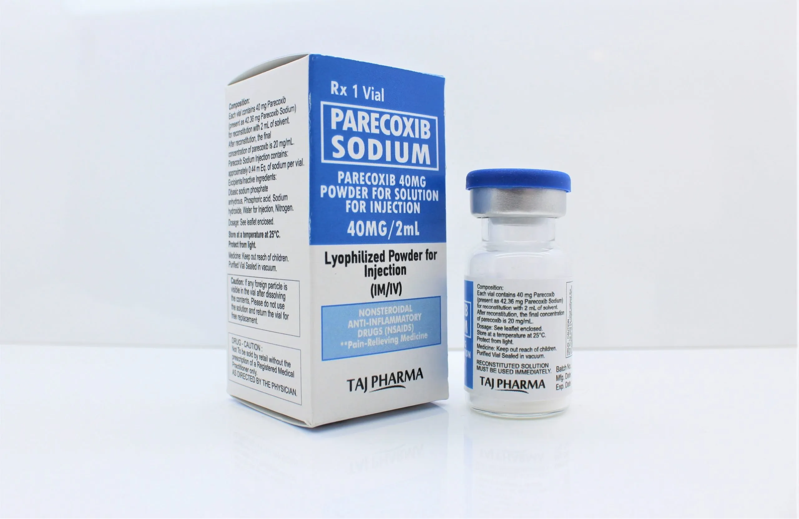 Parecoxib sodium powder for solution for injection 40mg/2ml Manufacturer FDA Approved