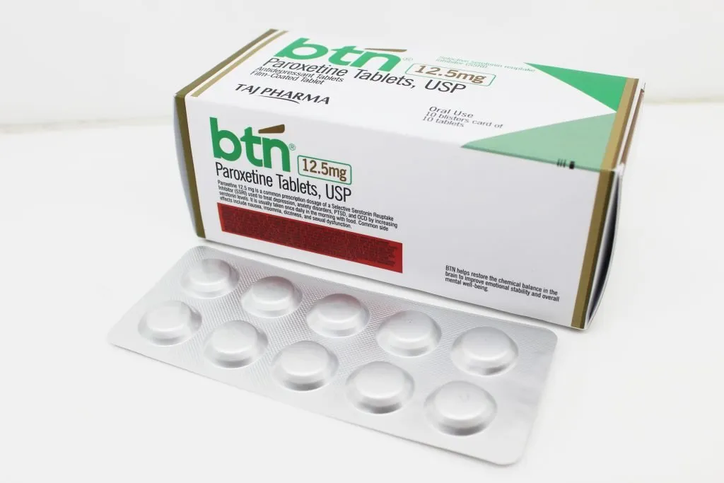 Paroxetine 12.5mg Tablets Manufacturer Vapi, Gujarat