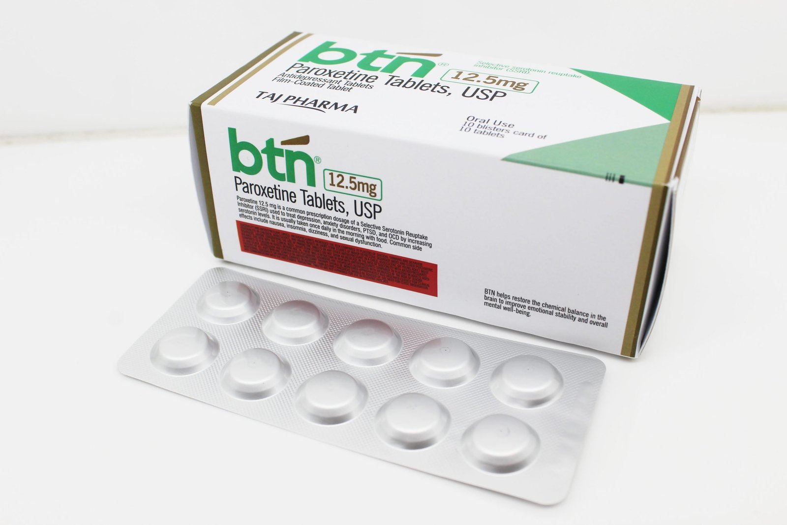 Paroxetine 12.5mg Tablets Manufacturer Vapi, Gujarat