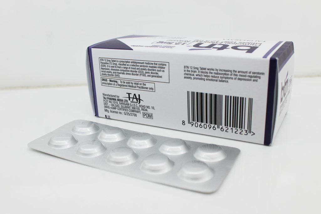 Paroxetine Extended-release Tablets 12.5mg Manufacturers PAN India Suppliers Exporters