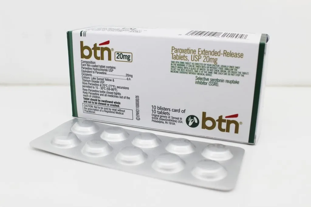 Paroxetine Extended-release Tablets 20mg Manufacturer & Supplier