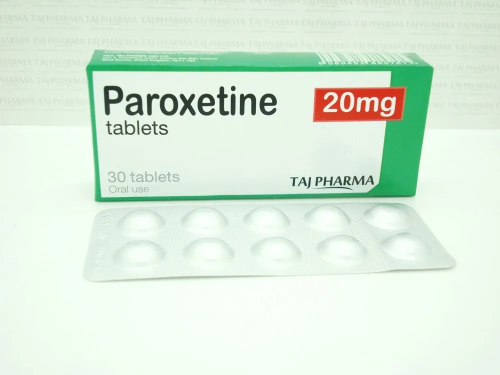 Paroxetine Hydrocloride USP 20mg Tablets Taj Pharma Manufacturer in India gives the assurance of high-quality and purity. The company carries the rich experience in the niche manufacturing of Paroxetine Hydrocloride USP 20mg Tablets Taj Pharma. Taj Pharmaceuticals is reputed manufacturer and Paroxetine Hydrocloride USP 20mg Tablets Taj Pharma suppliers in India.