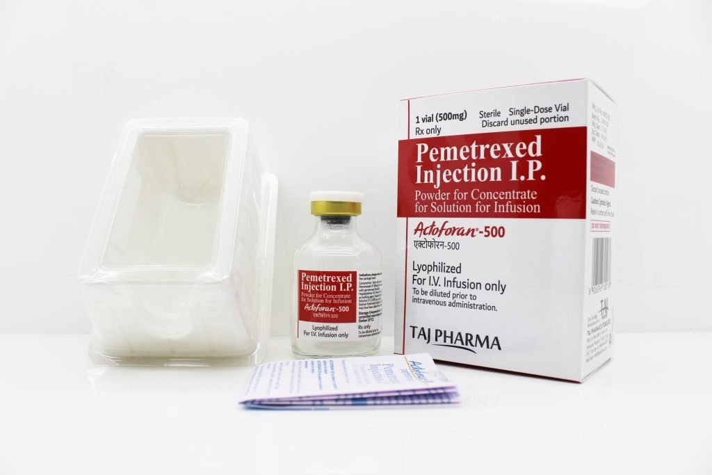 Pemetrexed Injection IP 500mg Manufacturers & Suppliers