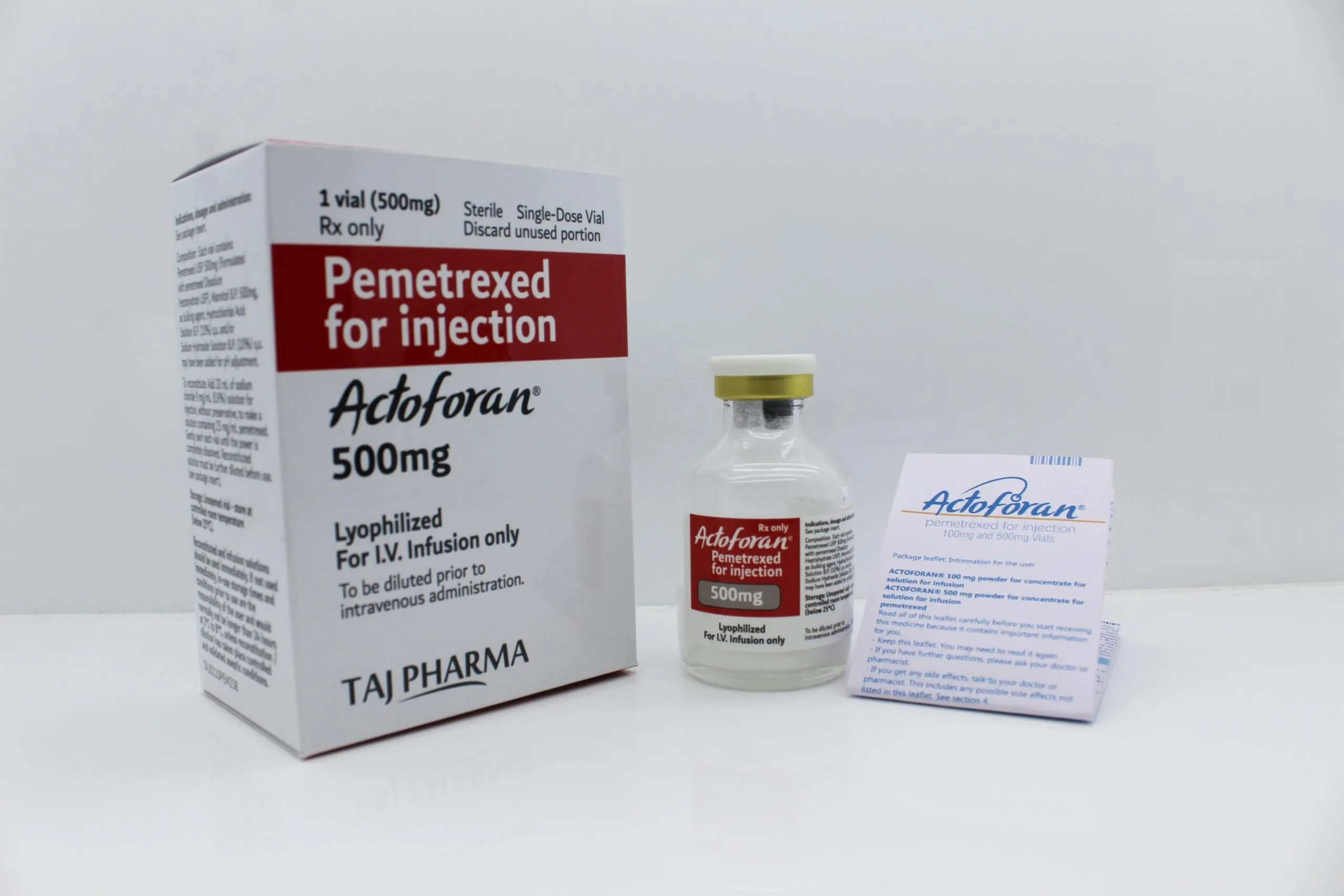 Pemetrexed Injection 500mg Manufacturer Supplier in Vapi Gujarat