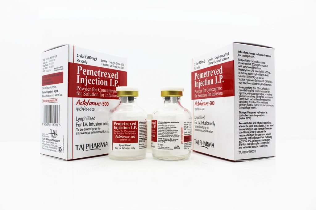 Pemetrexed Injection 500mg Manufacturer PAN India