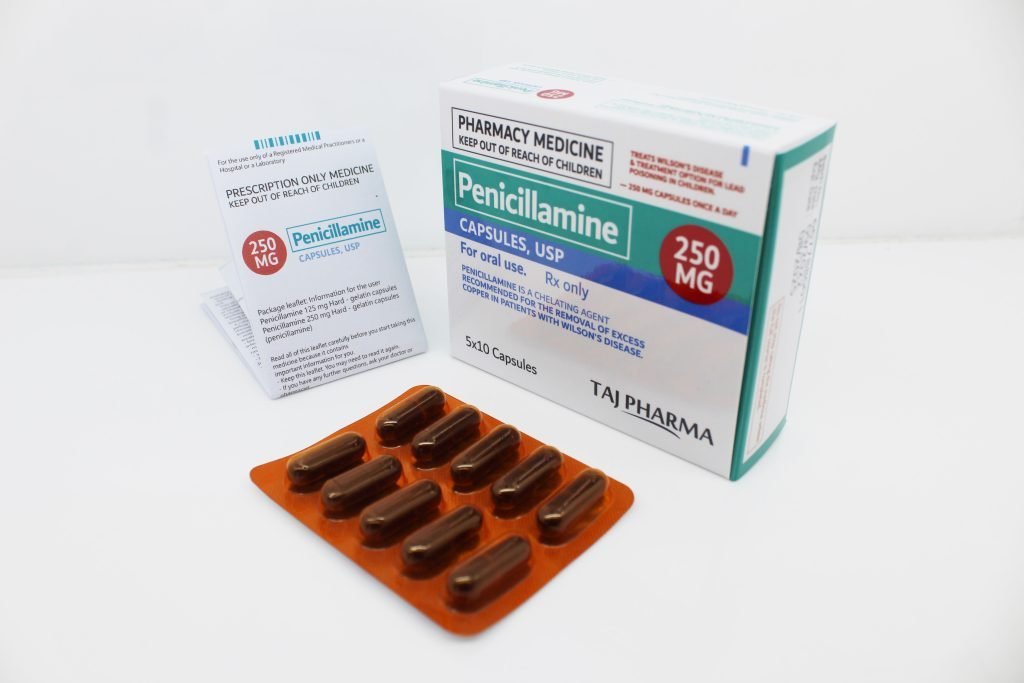 Penicillamine Capsules Manufacturer Supplier in all India