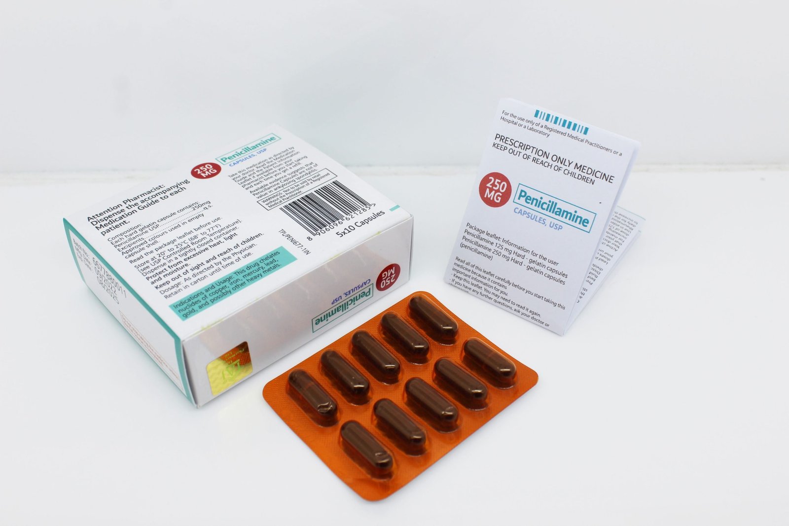 Leading Penicillamine Capsules Manufacturers, Suppliers and Exporter