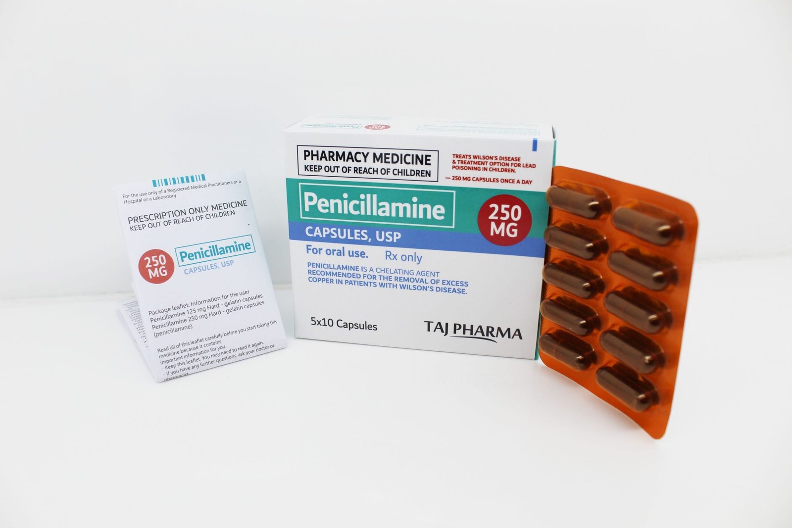 Penicillamine Capsules 250mg Manufacturer in PAN India