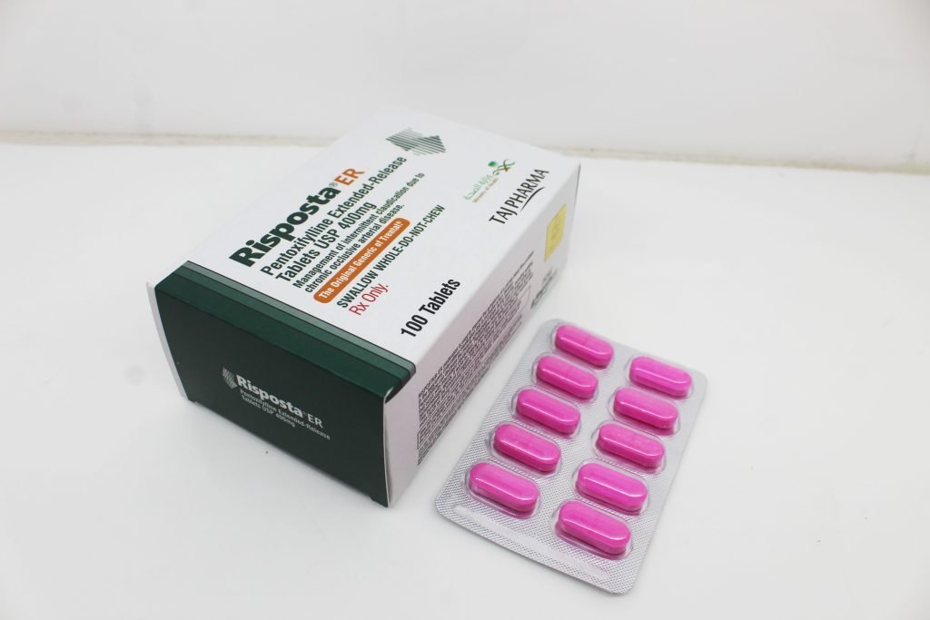 Pentoxifylline Extended-Release 400mg Tablets Manufacturers India