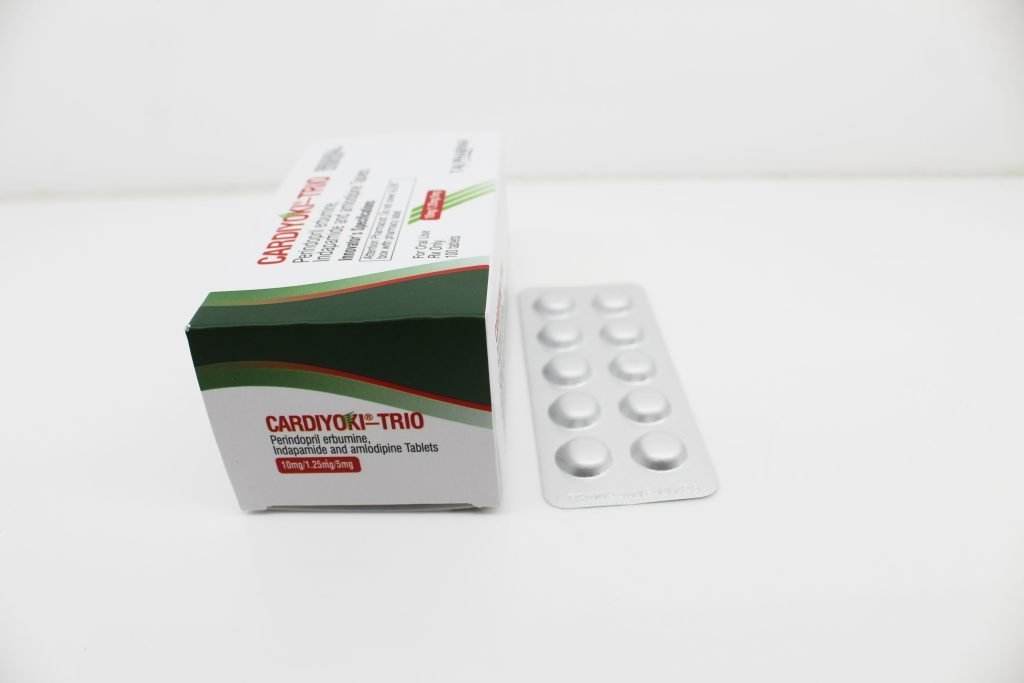 Perindopril erbumine 10mg, Indapamide 1.25mg, Amlodipine 5mg Tablets Manufacturer & Supplier